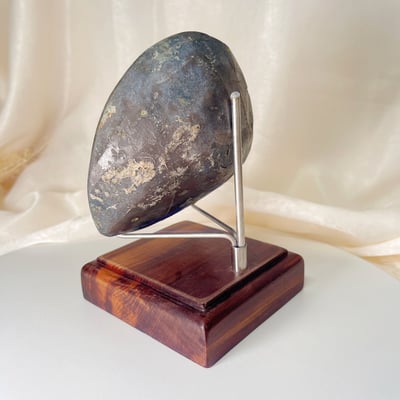 紫水晶共生幽靈水晶奇石水晶座4