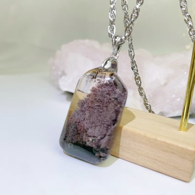 收藏級-清料紅幽靈水晶項鍊4