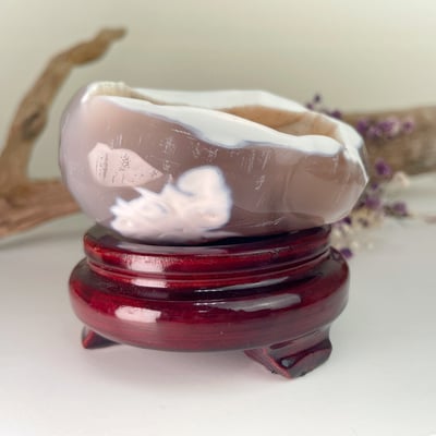 粉橘砂糖瑪瑙聚寶盆8