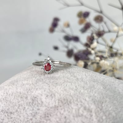 經典紅碧璽戒指4