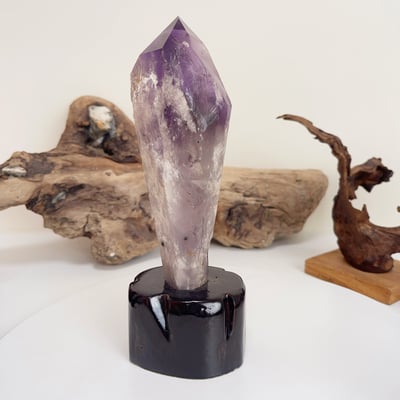 紫晶權杖水晶擺件4