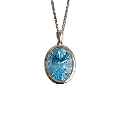 守護之石-《千禧切拓帕石項鍊》1