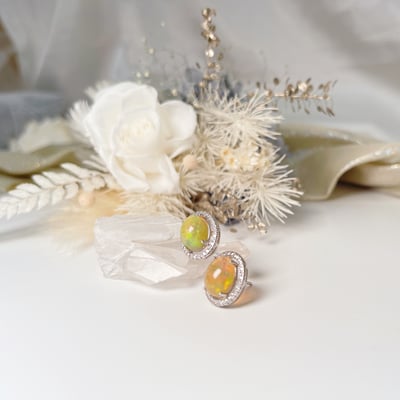 特級蛋白石耳環5