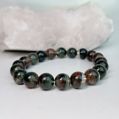 穩定心靈/招財助事業-《9.5mm綠幽靈聚寶盆水晶手鍊》4