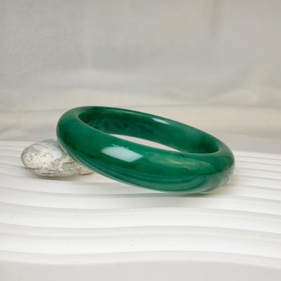 平安健康/心靈能量-《非洲翠滿綠手鐲》A62