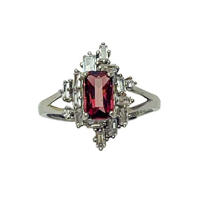 幾何石榴石戒指1