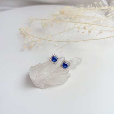 輕奢珠寶～藍晶石耳環4