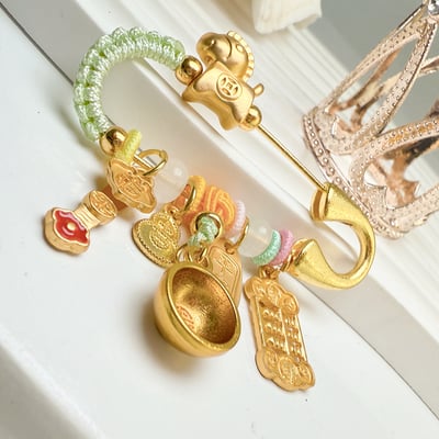 平安/開運/本命年-《馬年平安胸針》3