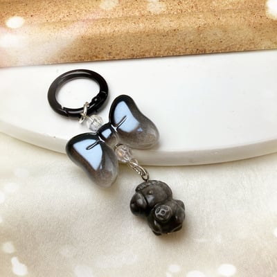 財富能量/平安/開運-《蝴蝶結銀曜馬上有錢吊飾》4