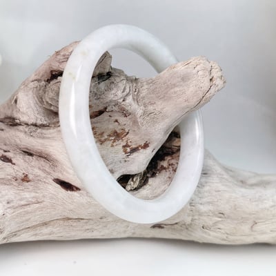 平安吉祥/養護磁場-《天然糯種白翡手鐲》7