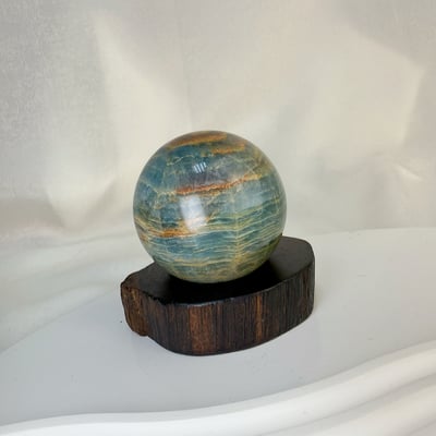 原礦球/心靈力量-《海洋藍力士水晶球》B25