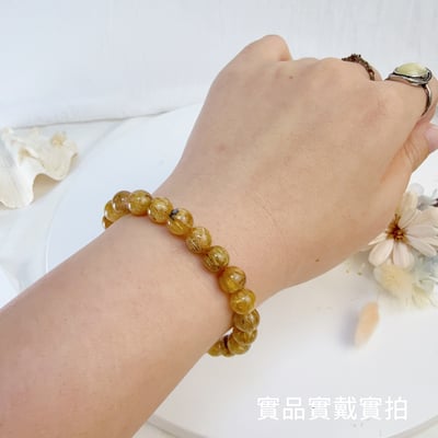 招財聚財/增加運勢-《8mm滿絲礦母鈦晶手鍊》5