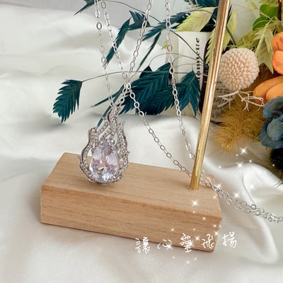 心靈寶石/幸福能量-《烈焰繽紛孔塞石項鍊》7