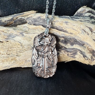 靈蛇護法/擋煞避邪-《靈蛇護法狐將軍銀曜石項鍊》4