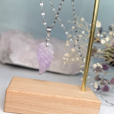 智慧/貴人/心靈-《紫晶翅膀項鍊手》5