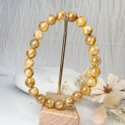 招財聚財/增加運勢-《8mm滿絲礦母鈦晶手鍊》4