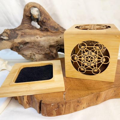 脈輪淨化/能量提升-《竹製鏤空雕高香爐》2