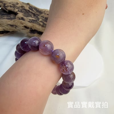 招財貴人/全方位能量-《11mm紫鈦晶手鍊》6