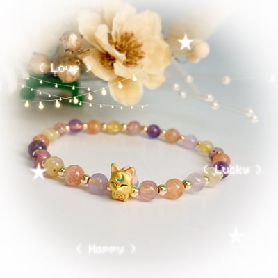 全方位功效/注金九尾狐-《九尾狐多寶水晶手鍊》5