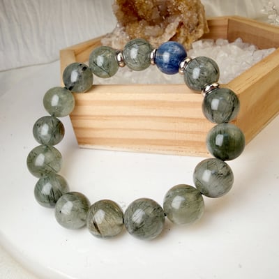 事業/正能量/穩定-《綠髮藍晶事業型手鍊》4