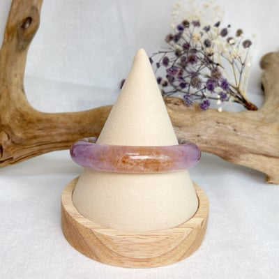 原礦紫水晶瑪瑙鐲A31