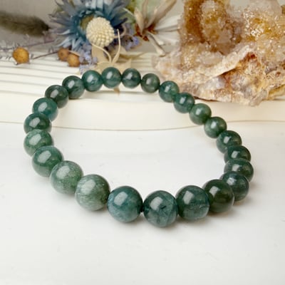 穩定/洞察/事業-《8mm貓眼綠磷灰石手鍊》3