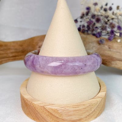 原礦紫水晶瑪瑙鐲A81