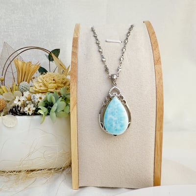 海洋精靈/摒除雜念-《水滴型拉利瑪項鍊》1