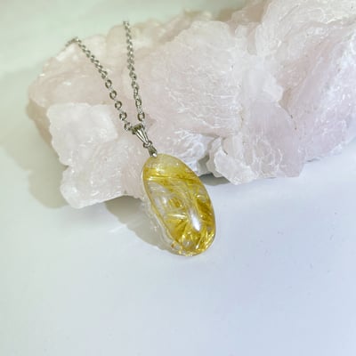 收藏級-鈦晶滿絲項鍊1