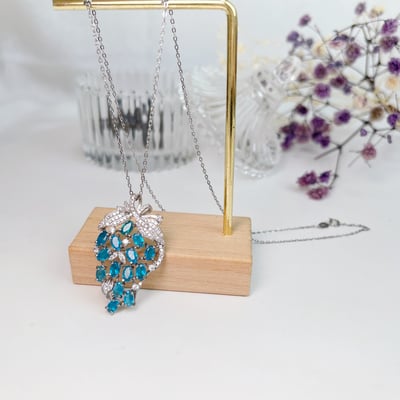 葡萄造型磷灰石項鍊6