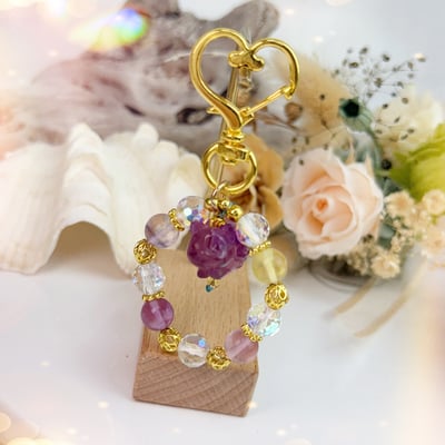 貴人/智慧/招財-《螢石九尾狐吊飾》5