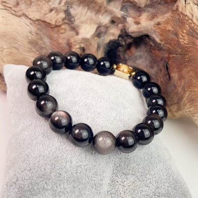 高閃光銀曜+鈦晶手鍊3