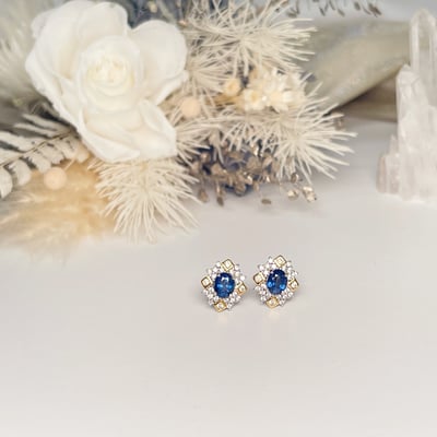 藍寶耳環2