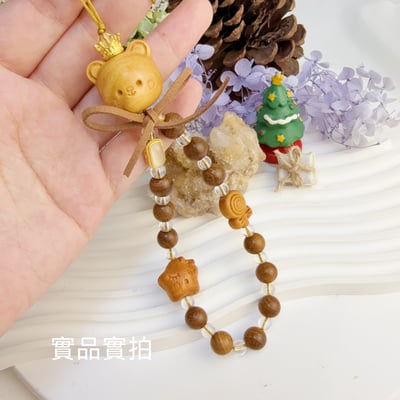 能量精品-《皇冠熊原木白水晶吊飾》6