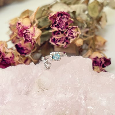 心靈釋放-蝴蝶結風信子戒指2