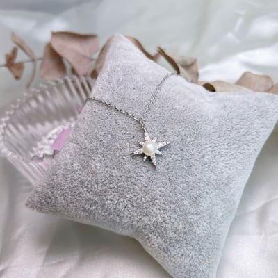 珠寶天然珍珠-《星辰光芒 珍珠項鍊》3