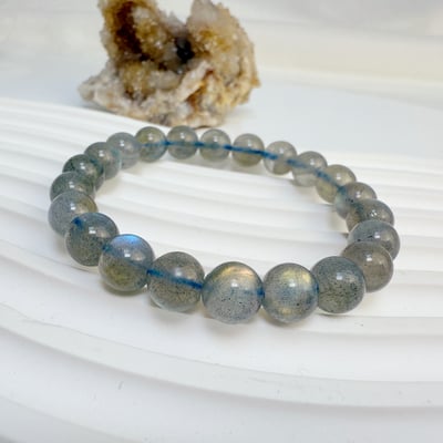 消除負能量/靜心/安定-《高閃料冰拉長石手鍊》4