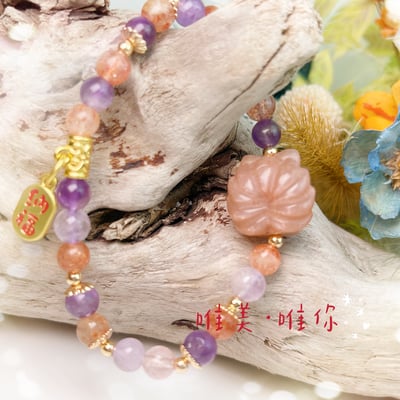 全方位功效/狐狸-《橙月光九尾狐多寶水晶手鍊》5