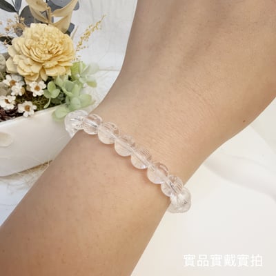 靜心/平衡磁場-《心經白水晶手鍊》4