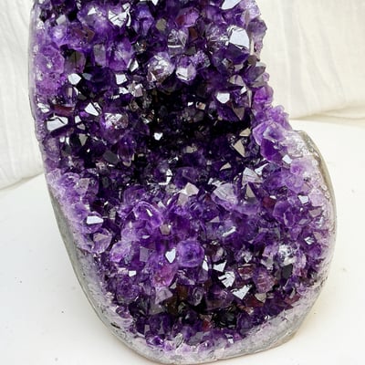 聚財聚氣/淨化磁場-《5A紫晶鎮原礦擺件》2