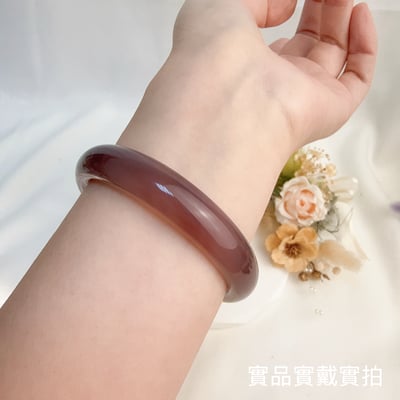 貴人相助/避邪平安-《葡萄紫煙玉髓手鐲》7