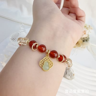 吉祥平安/淨心-《葫蘆紅玉髓手鍊》6