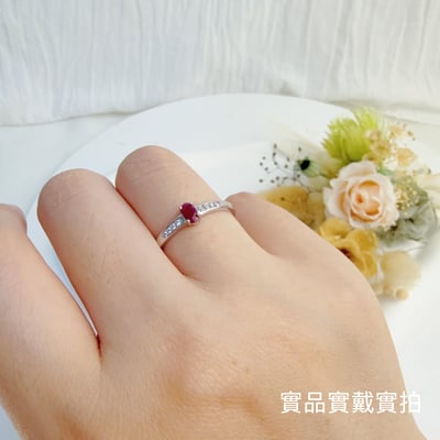 自信魅力/創造幸福-《簡約纖細版紅寶戒指》6