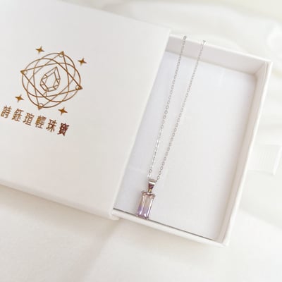簡約紫黃晶小項鍊5