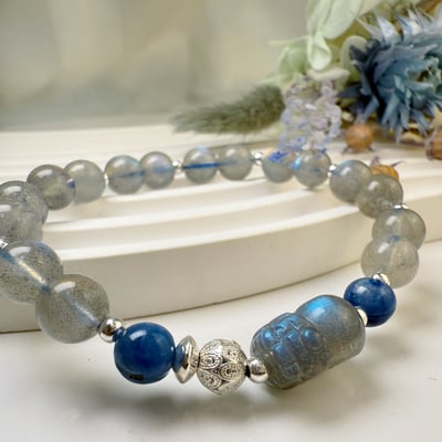 消除負能量/安定-《拉長石貔貅手鍊》4