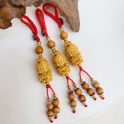 媽祖吊飾/避邪檀木-《檀木媽祖平安吊飾》4