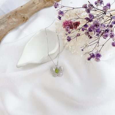 蝴蝶橄欖石項鍊3