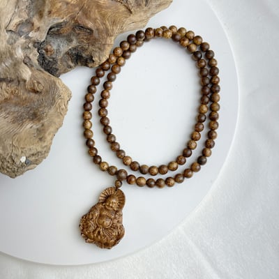 清香味/避邪安神-《野生越南芽莊彌勒佛沉香項鍊》3