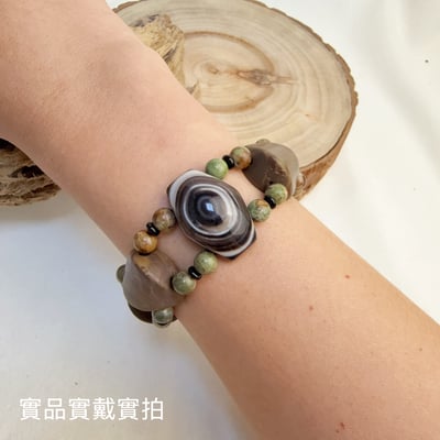 避邪平安/招福趨吉-《天眼天珠女媧綠松石手排》6