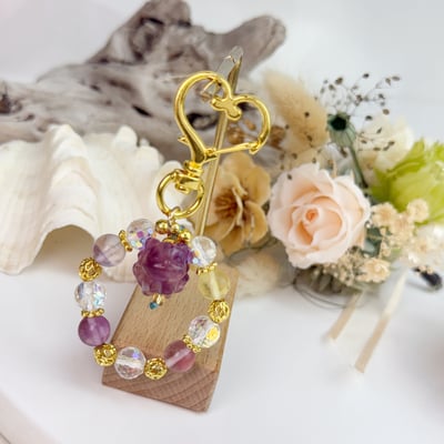 貴人/智慧/招財-《螢石九尾狐吊飾》2